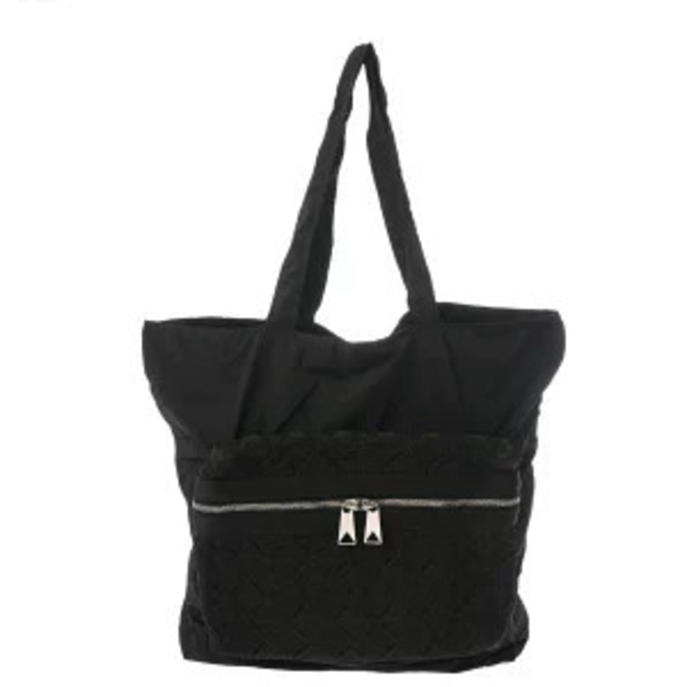 Bottega Veneta Intrecciato Eco Bag Black Tote